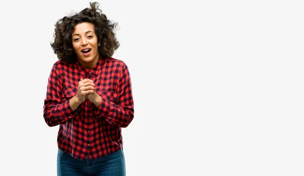 Hermosa Mujer Árabe Segura Feliz Con Una Gran Sonrisa Natural —  Fotos de Stock