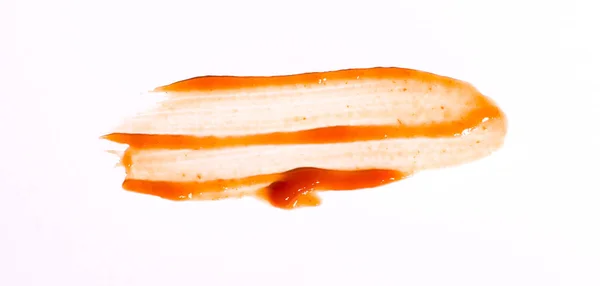 Sabrosa Salsa Tomate Ketchup Aislado Sobre Fondo Blanco —  Fotos de Stock
