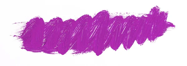 Pincel Roxo Sobre Fundo Branco — Fotografia de Stock