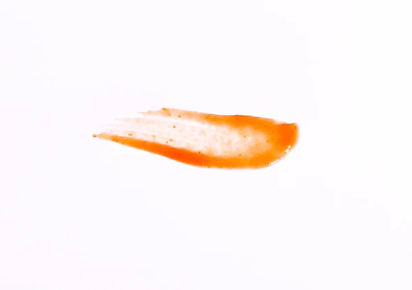 Savoureux Ketchup Sauce Tomate Isolé Sur Fond Blanc — Photo
