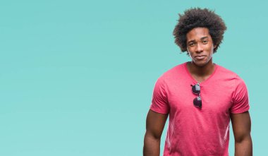 İzole arka plan üzerinde Afro Amerikalı adam depresif ve kızgın ve korkmuş ağlıyor sıkıntı için endişeleniyorum. Üzgün ifade.