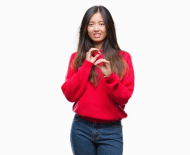 Tiksinti ifadesi ile Genç Asyalı kadın