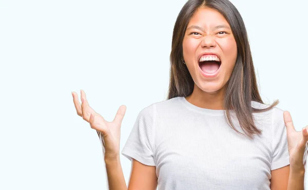 Young Asian Woman Crazy Mad — Stock Photo, Image