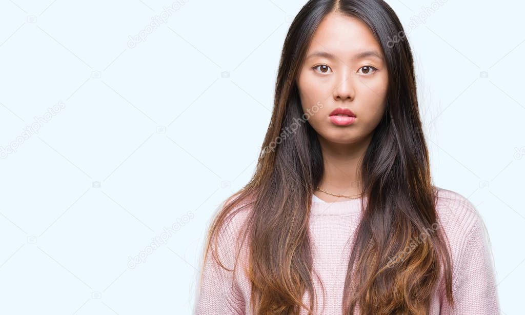 Otngagged closeup asian young