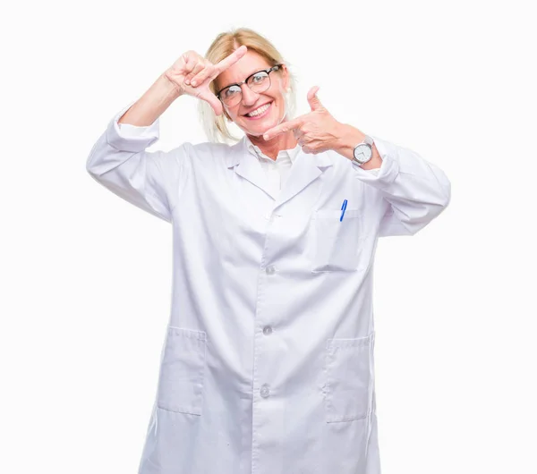 Dragen Witte Vacht Geïsoleerde Achtergrond Maken Frame Met Handen Vingers — Stockfoto