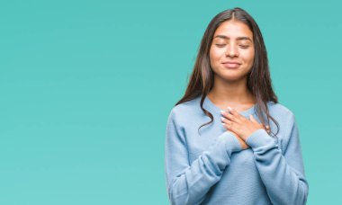 Genç güzel Arap kadın 