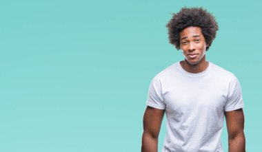 İzole arka plan üzerinde Afro Amerikalı adam depresif ve kızgın ve korkmuş ağlıyor sıkıntı için endişeleniyorum. Üzgün ifade.