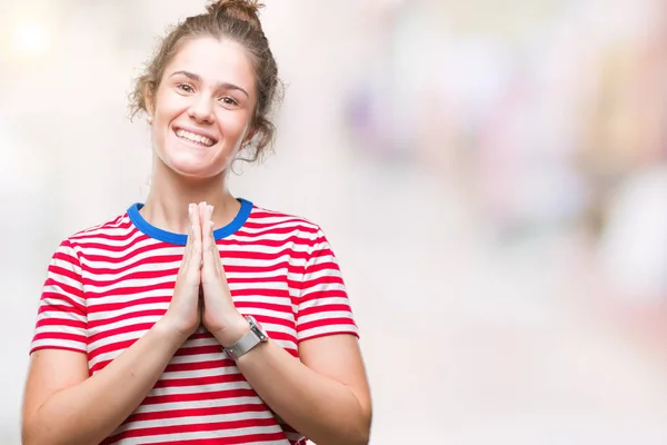 Bella Bruna Capelli Ricci Giovane Ragazza Indossa Look Casual Sfondo — Foto Stock