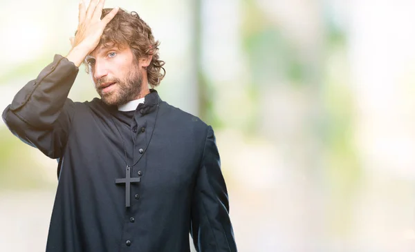 Zole Arka Kafasına Hata Için Ile Sürpriz Yakışıklı Spanyol Katolik — Stok fotoğraf
