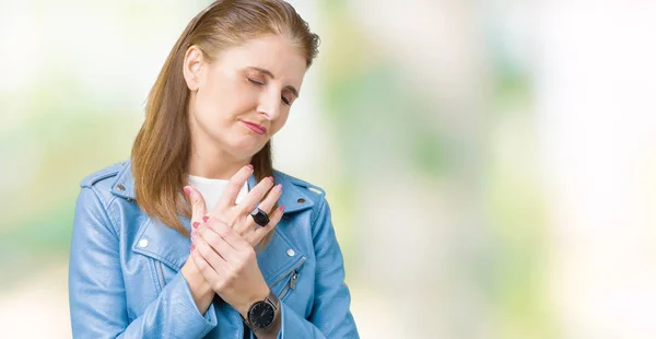 Elleri Parmakları Artrit Inflamasyon Izole Arka Plan Acı Acı Üzerinde — Stok fotoğraf