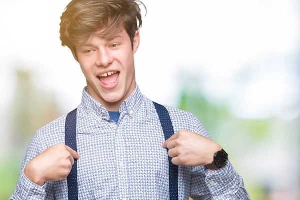 Retrato Jovem Bonito Homem — Fotografia de Stock