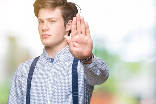 Retrato Jovem Bonito Homem — Fotografia de Stock