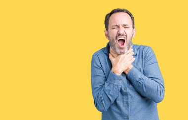 Yakışıklı orta yaş zarif komuta sizde üzerinde arka plan bağırarak izole ve çünkü boğmak acı kendi ellerimle öldürürüm. Sağlık sorunu. Yaralarından ve intihar kavramı.