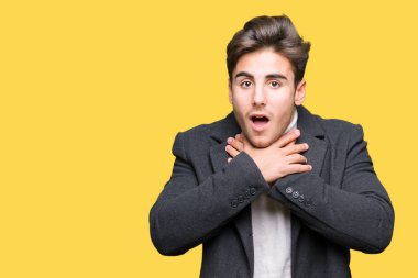 Zarif delikanlı giyen izole arka plan bağırarak üzerinde kış ceket ve çünkü boğmak acı kendi ellerimle öldürürüm. Sağlık sorunu. Yaralarından ve intihar kavramı.