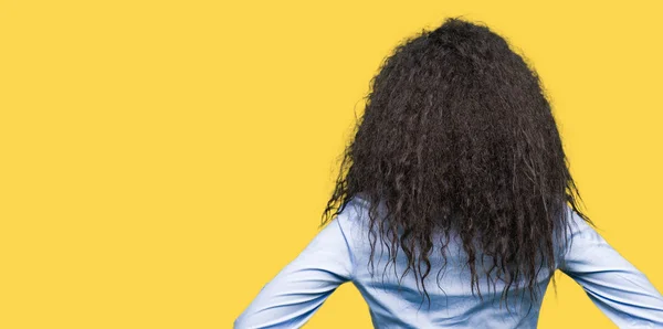 Menina Negócios Bonita Nova Com Cabelo Encaracolado Usando Óculos Para — Fotografia de Stock