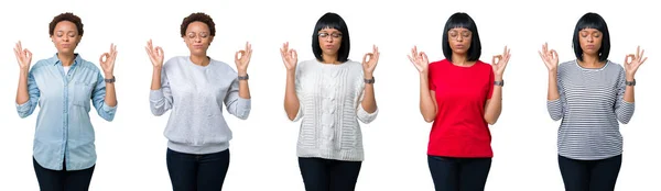 Junge Afrikanisch Amerikanische Frau Mit Afro Haaren Vor Isoliertem Hintergrund — Stockfoto