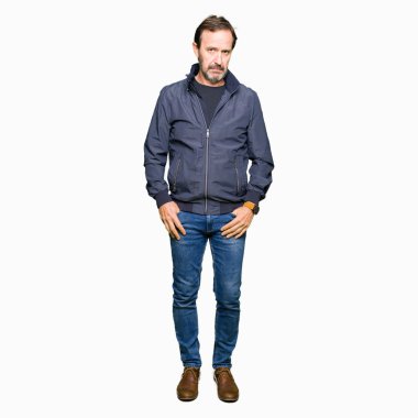 Bir ceket şüpheci ve sinir, papatyanın üzgün sorunu nedeniyle giyen orta yaş yakışıklı adam. Negatif kişi.