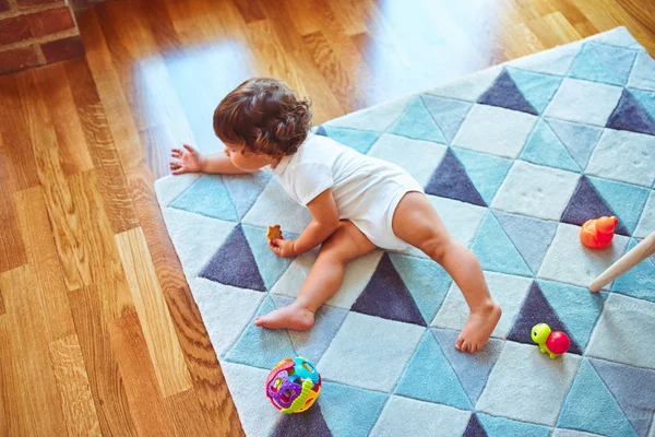 Cute Little Kid Home — Stock Photo, Image