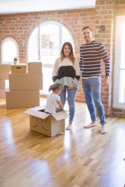 Güzel bir aile, çocuklu bir aile.