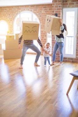 Güzel bir aile, çocuklu bir aile.