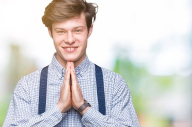 Yakışıklı bir gencin portresi. 