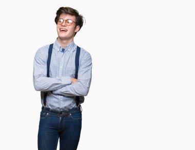 Yakışıklı bir gencin portresi. 