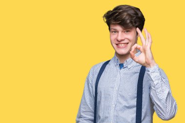 Yakışıklı bir gencin portresi. 