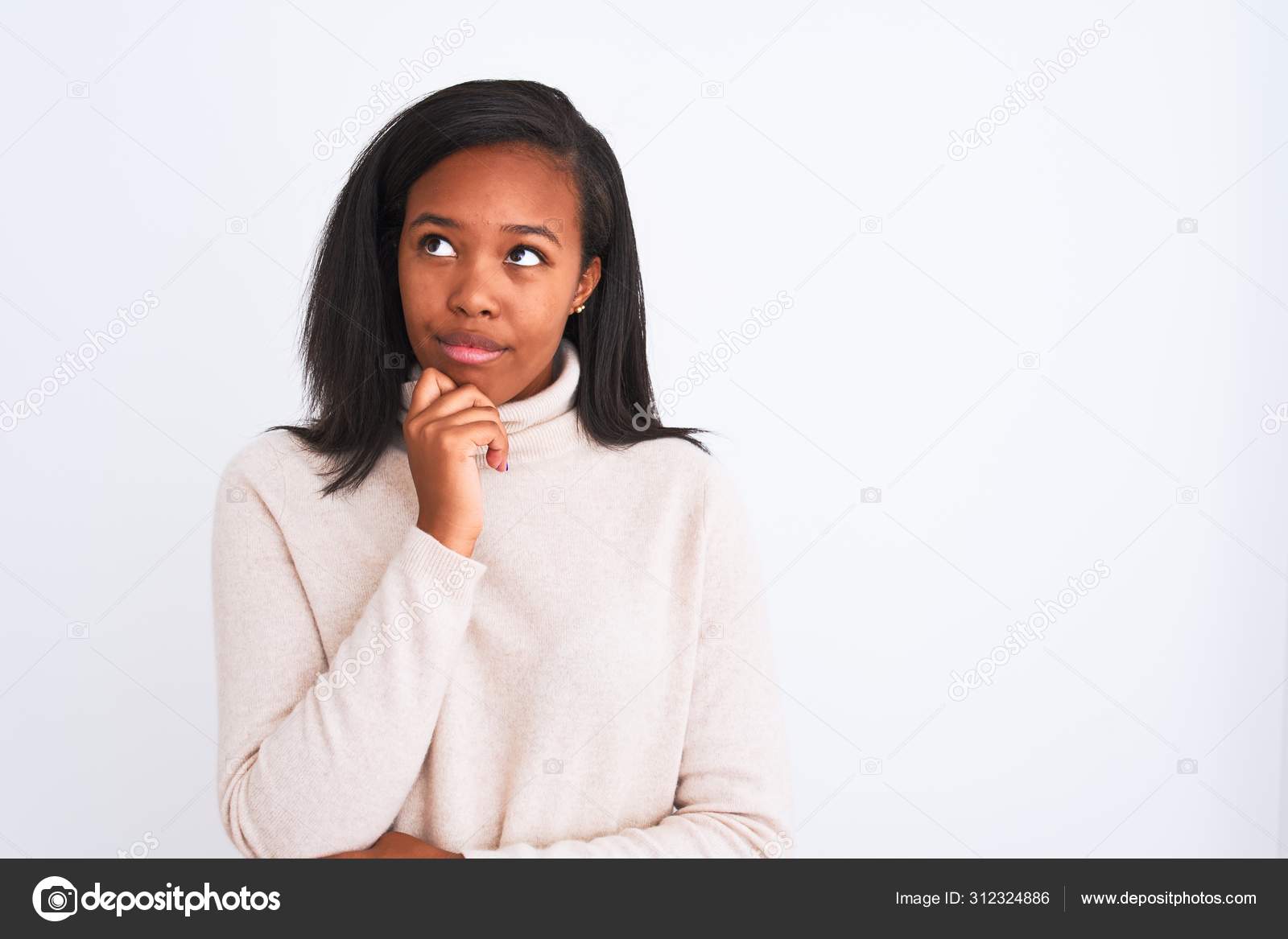 White face clearance turtleneck