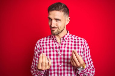 Kızıl ötesi yakışıklı bir adam. El hareketleriyle para kazanıyor. Maaş istiyor, milyonerlik yapıyor.