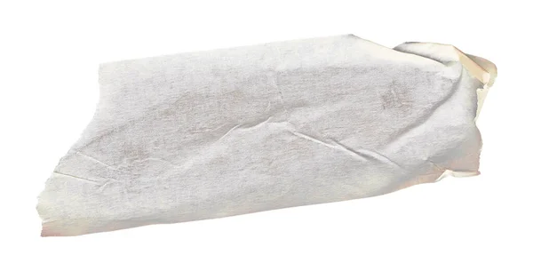 Adesivo Bianco Nastro Carta Bastone Sfondo Isolato Imballaggio Fissaggio Vuoto — Foto Stock