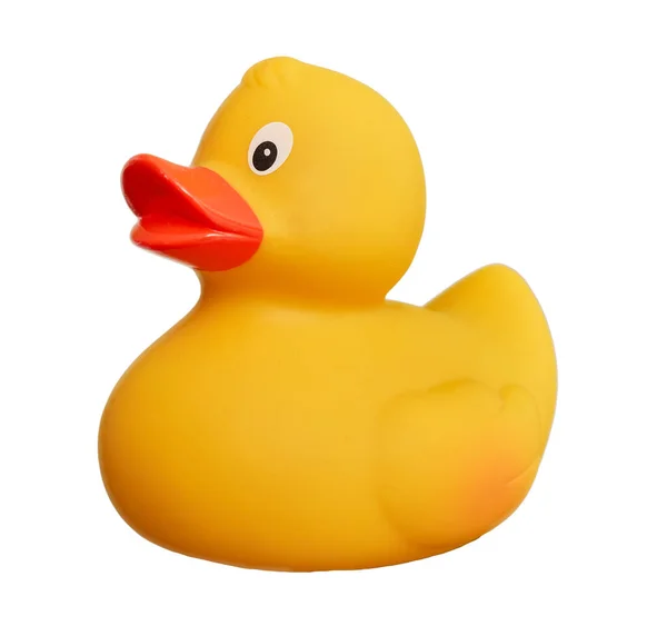 Rubber Duck Toy Isolated White Background — Stock Photo, Image