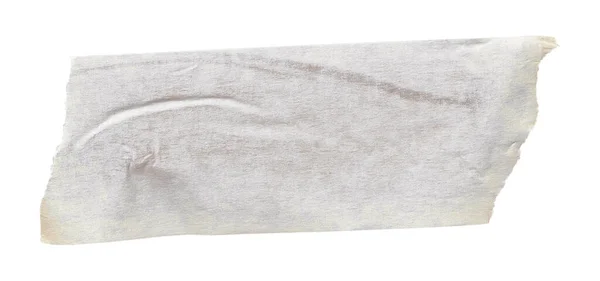 Біла Клейка Паперова Стрічка Наклеюється Ізольований Фон Порожня Упаковка Кріплення — стокове фото