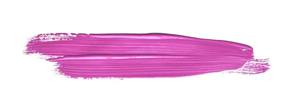 칠하는 칠하는 캔버스의 분홍빛 립스틱 — 스톡 사진