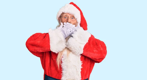 Ein Alter Älterer Mann Mit Grauen Haaren Und Langem Bart — Stockfoto