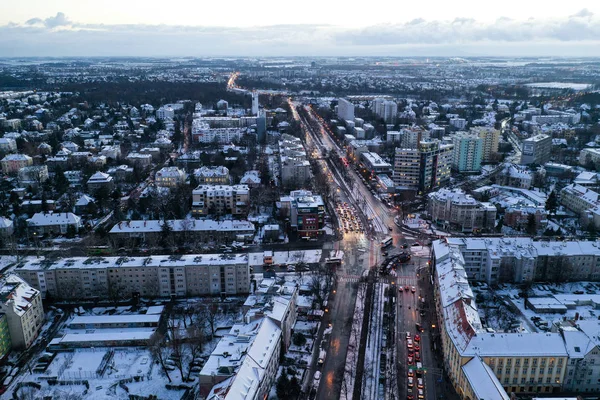 Вроцлав Польша Января 2019 Года Высоты Птичьего Полета — стоковое фото