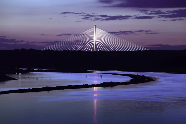 Redzniski Γέφυρα Είναι Ένα Διάσημο Ορόσημο Στο Βρότσλαβ Της Πολωνίας — Φωτογραφία Αρχείου