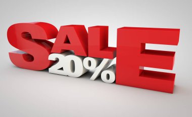 sale - price reduction of 20%