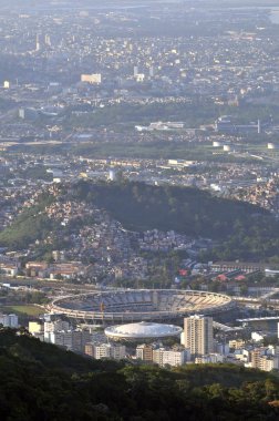 Bir Rio de janeiro, Brezilya - 19 Kasım 2012: dünyanın en ünlü futbol stadyumu. o şimdi tamamen Dünya Kupası 2014 gereksinimlerini karşılamak için ıslah.