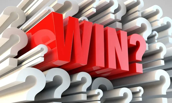 Question Either Winning Possible — Stock Photo, Image