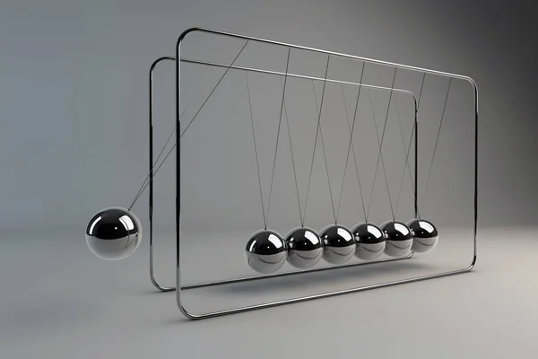 Krom karşı küreler Newton'un beşiği (sarkaç biliyorum)