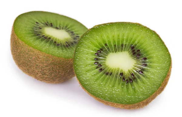 Kiwi Fresco Isolato Sfondo Bianco — Foto Stock