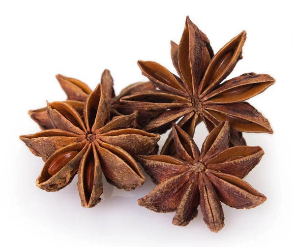 Star Anise Isolated White Background — Stock Photo, Image