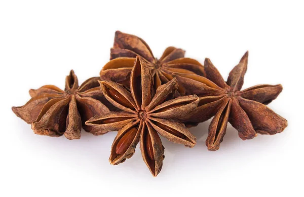 Star Anise Isolated White Background — Stock Photo, Image