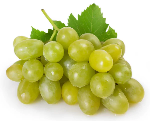 Fresh Grapes Isolated White Background — Stock Photo, Image
