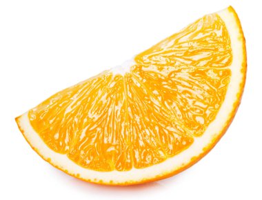 taze turuncu beyaz arkaplanda izole