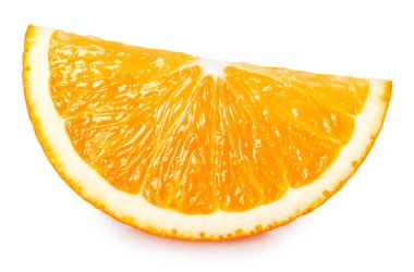 taze turuncu beyaz arkaplanda izole