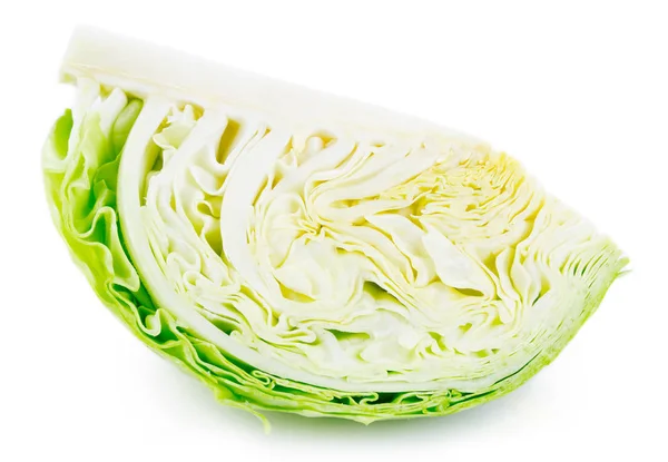 Fresh cabbage on white background — Stock Photo, Image