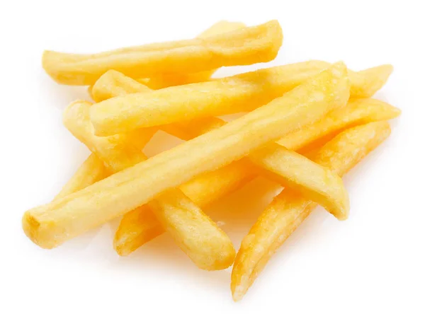 Fried potato on white background — Stock Photo, Image