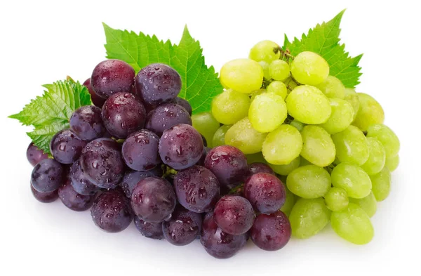 Fresh grape on white background Royalty Free Stock Images