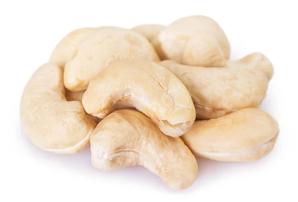 Cashew nuts on white background — Stock Photo, Image